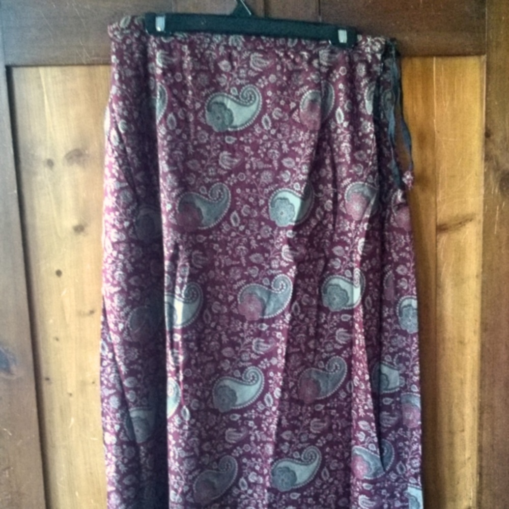 Sacred Thread Paisley Maxi Skirt